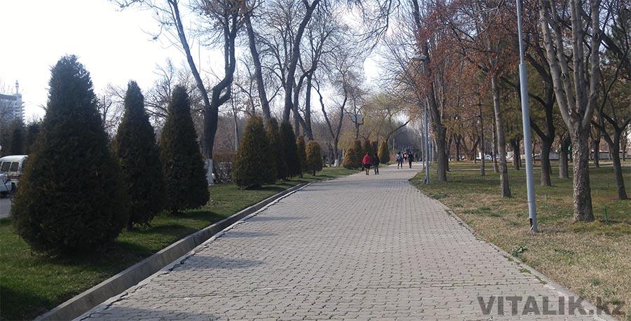 Тротуары в центре Ташкента