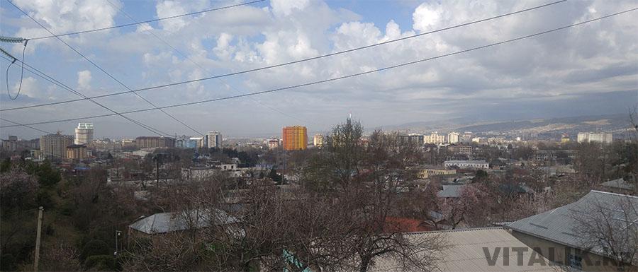 Панорама Душанбе
