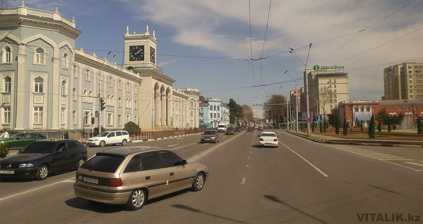 Душанбе (Таджикистан) — первый день в городе, прогулки по центру