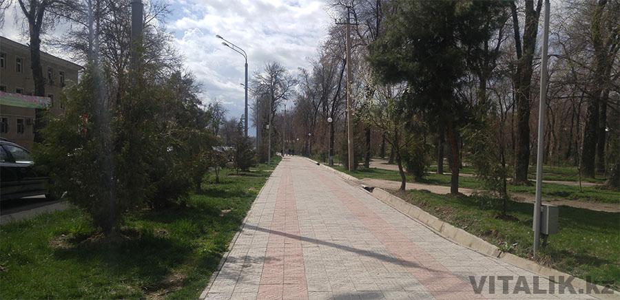 Весна в Душанбе