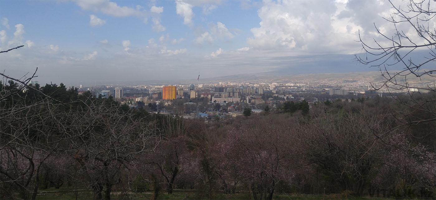 Душанбе 2017 панорама города