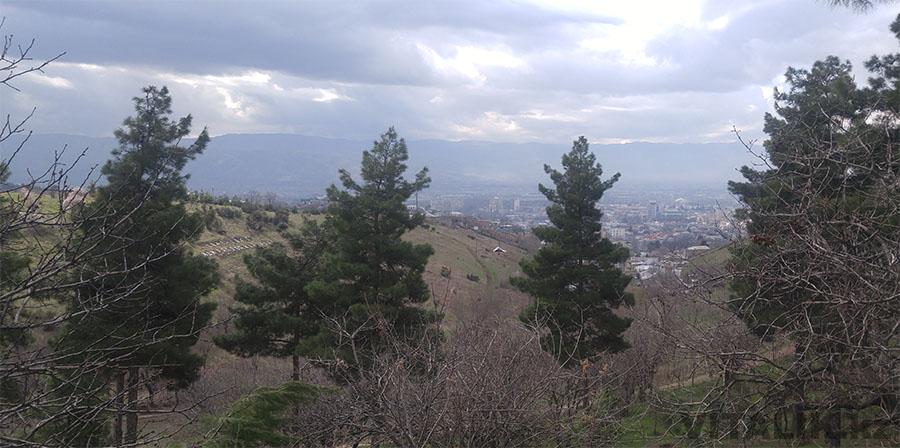Душанбе панорама города