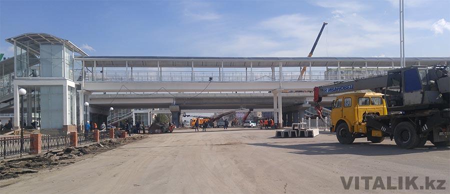 Мост метро Хамза Ташкент строительство