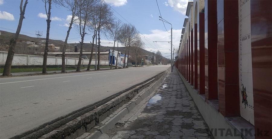 Район цементного завода Душанбе