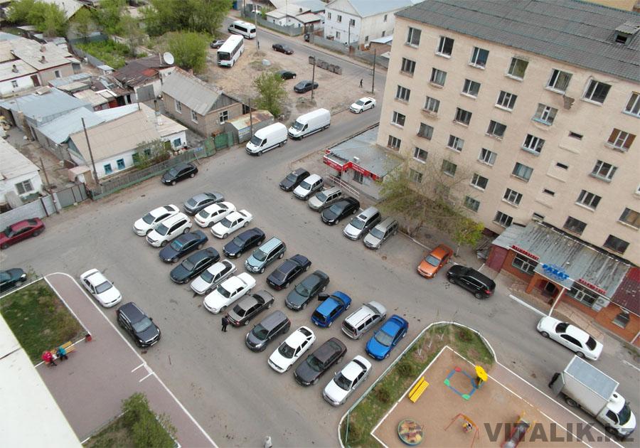 ЖК Солнечный Астана парковка