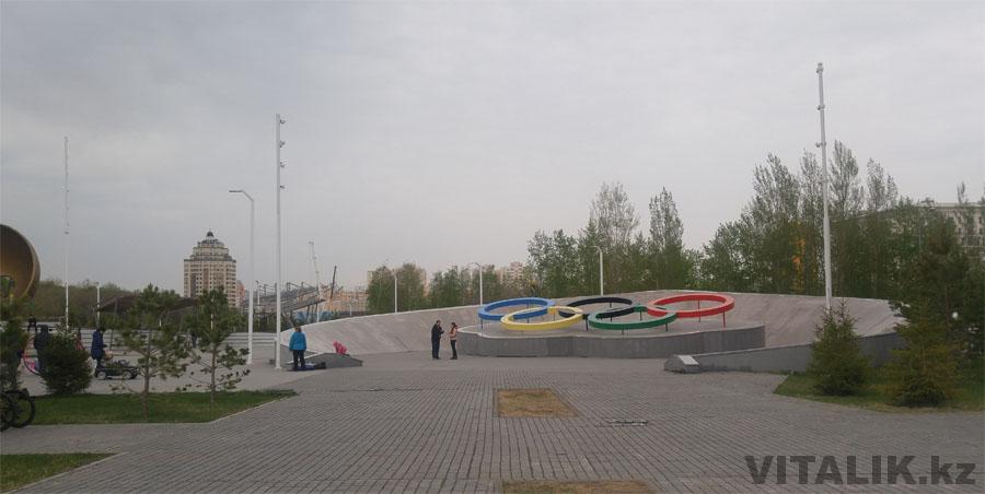 Олимпийские кольца Астана