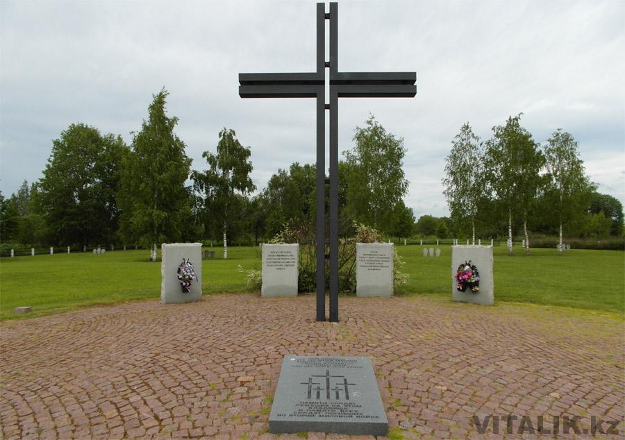 Крест немецкое кладбище Ржев