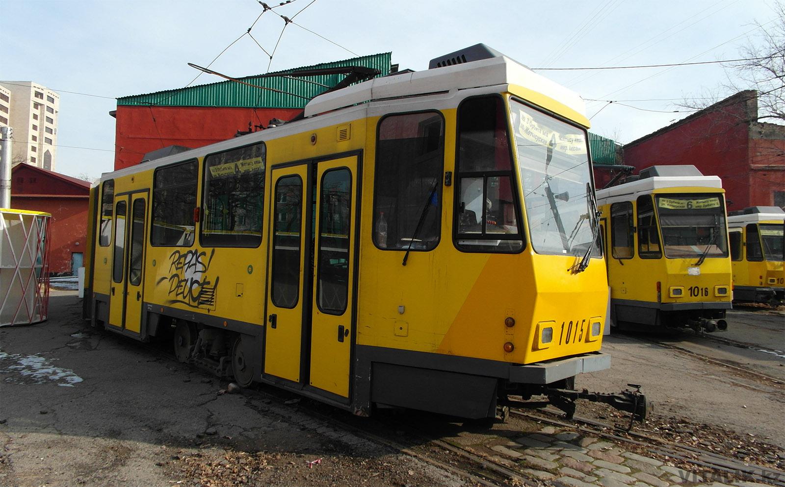 Трамвайное депо Алматы 2017