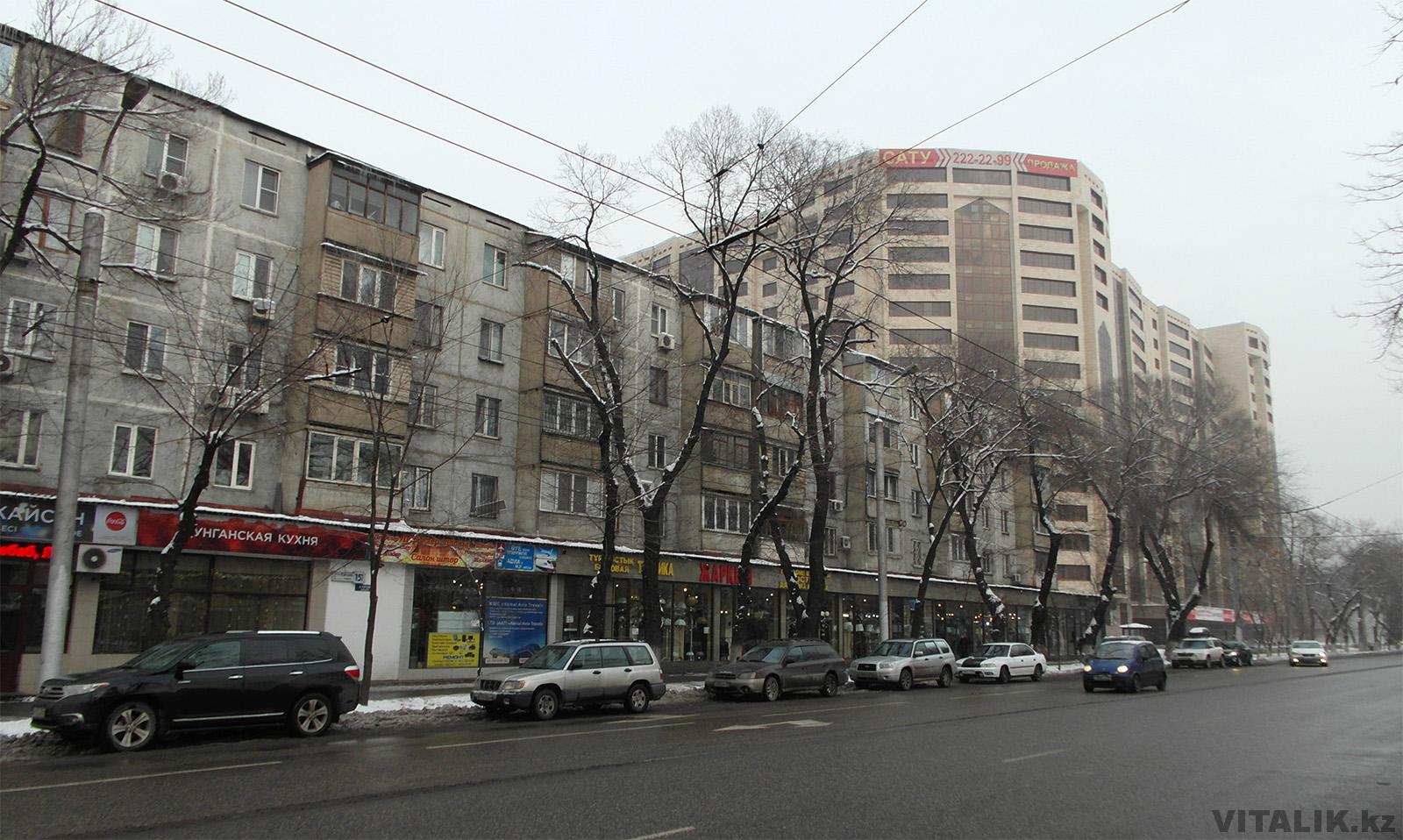 Улица Гоголя в Алматы: от Бахуса до Центрального парка
