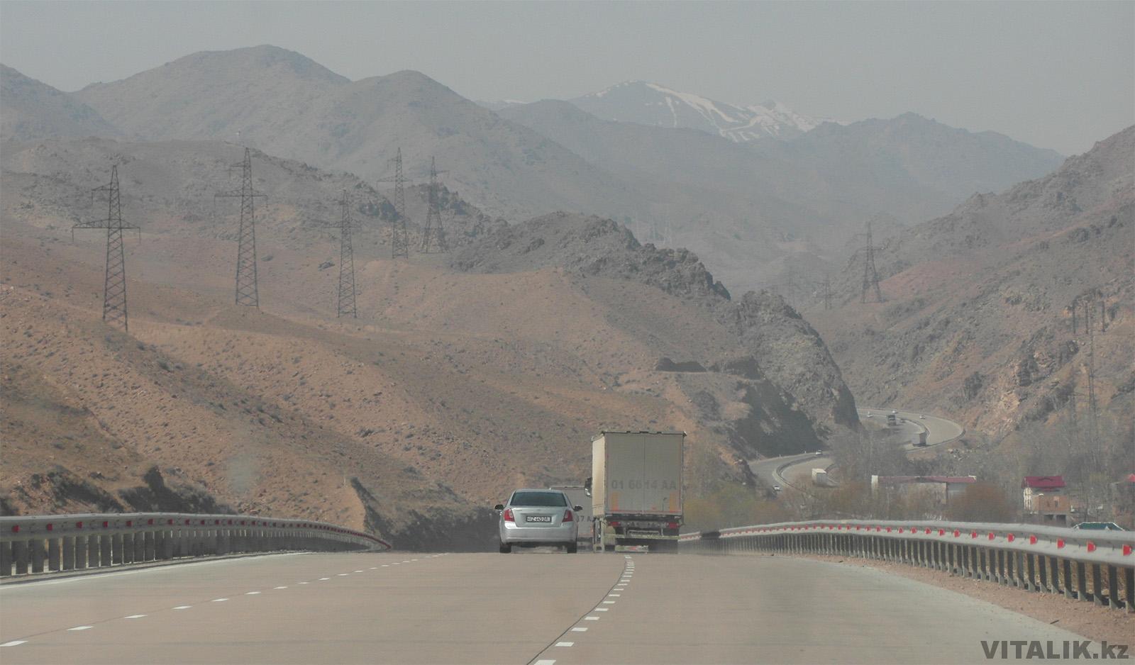 Перевал Камчик Узбекистан Дорога до Ташкента